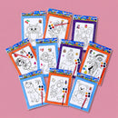 Kit Pintura Aquarela Infantil – Cartões de Colorir
