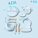 Kit Nutrikids Silicone - Introdução Alimentar (9Pçs)