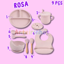 Kit Nutrikids Silicone - Introdução Alimentar (9Pçs)