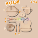 Kit Nutrikids Silicone - Introdução Alimentar (9Pçs)