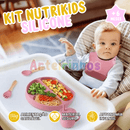 Kit Nutrikids Silicone - Introdução Alimentar (9Pçs)
