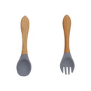 Talheres de Silicone Nutrikids Baby - Introdução Alimentar