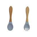 Talheres de Silicone Nutrikids Baby - Introdução Alimentar