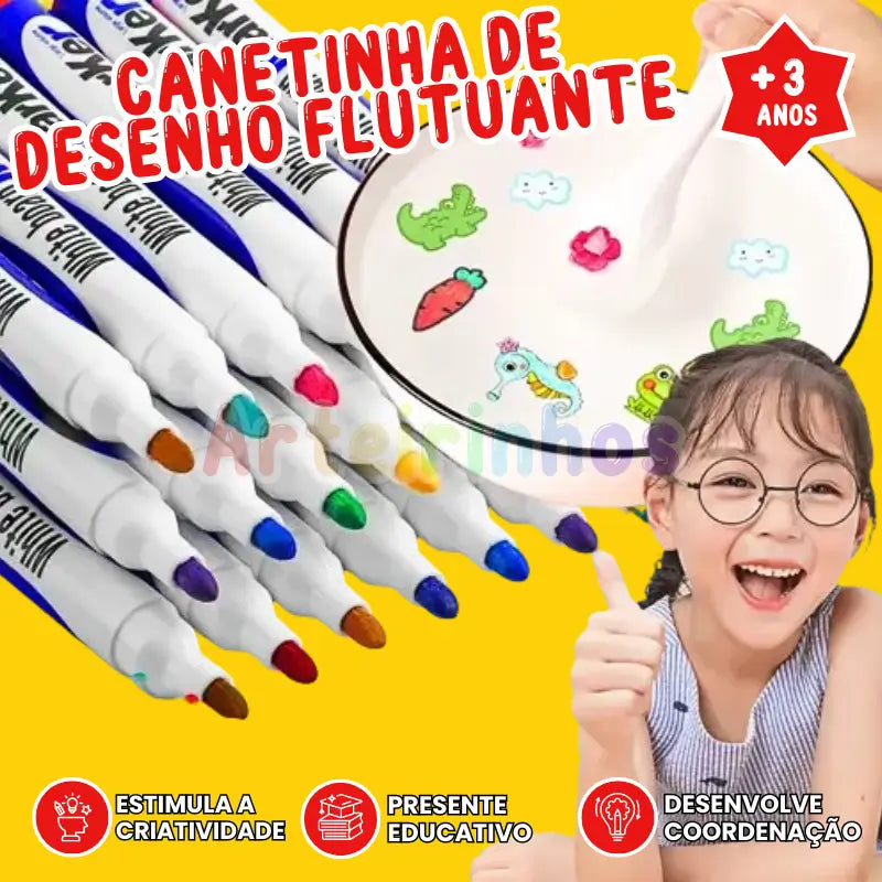 Magic Pen Canetinha de Desenho Flutuante