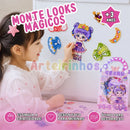 4 Kit Magnético de Vestir Princesas