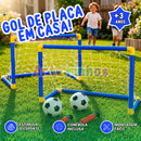 Kit Mini Trave de Futebol Infantil – Rede, Bola e Bomba