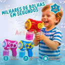 Lança Bolhas Automático Infantil com Luz LED