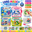 Livro Mágico de Pintar com Água – Reutilizável Sem Sujeira
