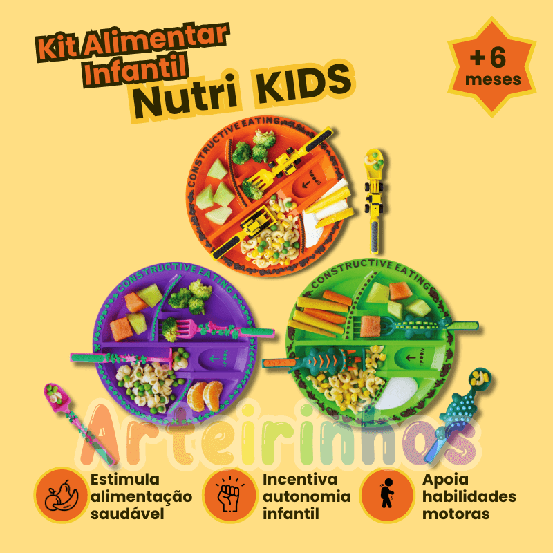 Kit Alimentar Infantil - NutriKids  - Desconto Especial Dia Das Crianças