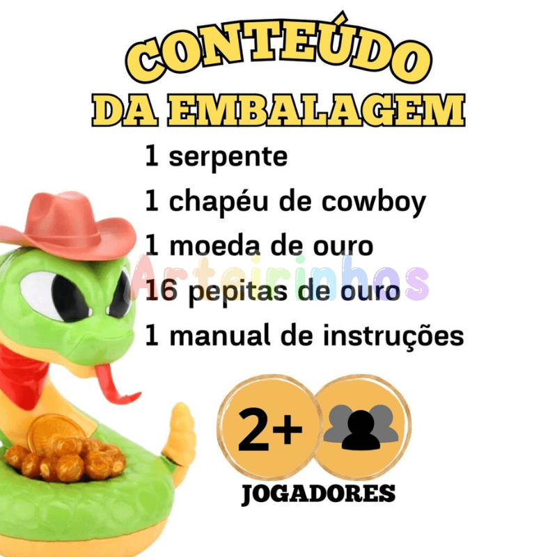 Jogo Tesouro da Serpente Arteirinhos