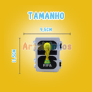 Porta Figurinhas Copa do Mundo + Troféu de Brinde