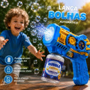 Lança Bolhas Automático Infantil com Luz LED