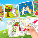Livro Mágico de Pintar com Água – Reutilizável Sem Sujeira