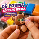 Kit 60 Massinhas EVA Pula-Pula – 12 Cores + 10 Ferramentas