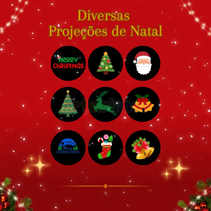Projetor Natalino - Pré-Venda Black Friday - 50% de Desconto!