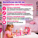Kit Maquiagem Infantil - Maletinha Make