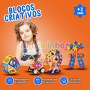 Blocos Criativos Magnéticos de Construção