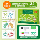 Caderno Montessori - Treina a Coordenação Motora 4 OPÇÕES