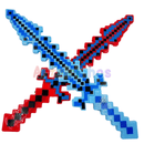 Espada Pixel Minecraft - LED e Som