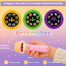 Projetor Infantil de Histórias – Lanterna 24 Imagens