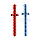 Espada Pixel Minecraft - LED e Som