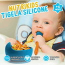 Nutrikids Tigela Silicone - Introdução Alimentar