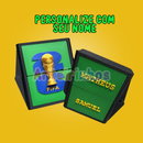 Caixinha de Figurinha Personalizada da Copa do Mundo