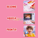Caneta Puffy 3D – Desenho que Cresce (Efeito Pipoca)