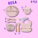 Kit Nutrikids Silicone - Introdução Alimentar (8Pçs)