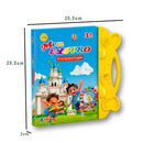 Livro Interativo com Som Bilíngue + Lousa Mágica 2 em 1
