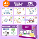 Caderno Montessori - Treina a Coordenação Motora 4 OPÇÕES