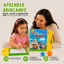 Livro Interativo com Som Bilíngue + Lousa Mágica 2 em 1