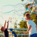 Kit Canhão de Bolhas 40 Furos + Mistura de Sabão