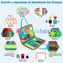 Maleta Sensorial Montessori + de 19 Atividades