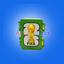 Porta Figurinhas Copa do Mundo + Troféu de Brinde