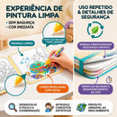 Livro Mágico de Pintar com Água – Reutilizável Sem Sujeira