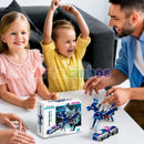 Carrinho Robô Dragão Transformável 2 em 1 - Colisão Magnética Automática