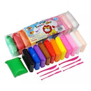 Kit 60 Massinhas EVA Pula-Pula – 12 Cores + 10 Ferramentas