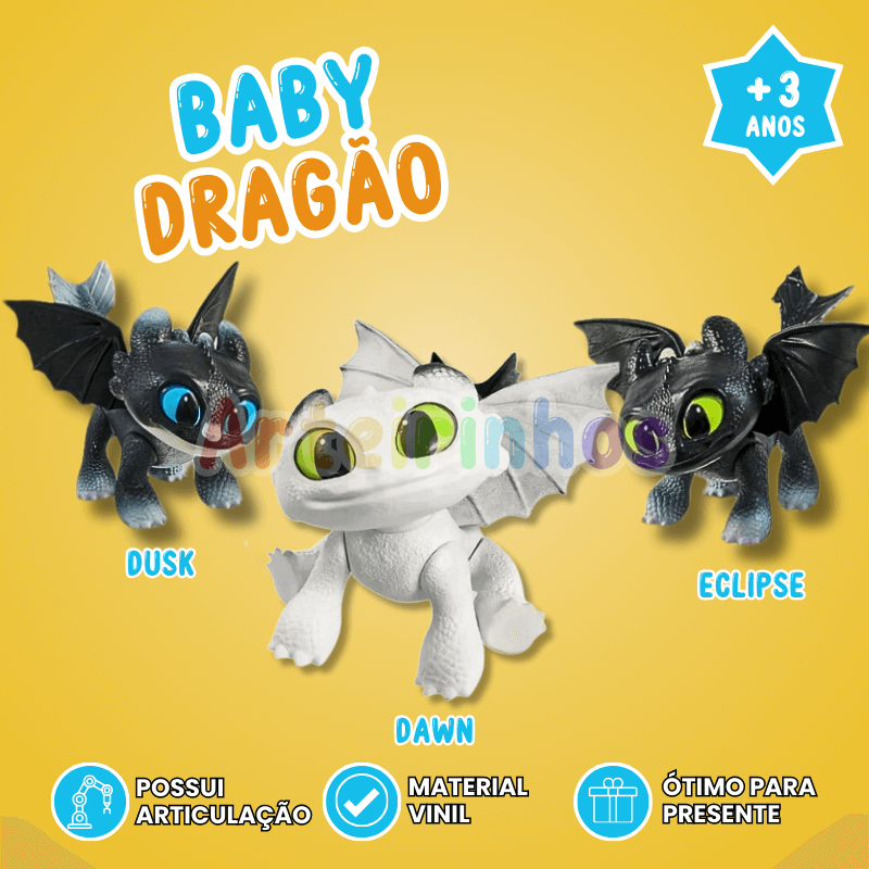 Como Treinar Seu Dragão Boneco - Baby Dragão