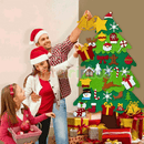 Árvore de Natal em Velcro 32 peças + pisca pisca