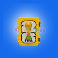 Porta Figurinhas Copa do Mundo + Troféu de Brinde