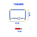 Kit Mini Trave de Futebol Infantil – Rede, Bola e Bomba