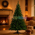Árvore de Natal Decorada 150cm – 220 Galhos com Pisca LED