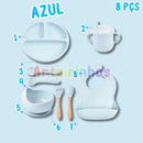 Kit Nutrikids Silicone - Introdução Alimentar (8Pçs)