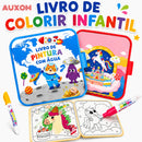Livro Mágico de Pintar com Água – Reutilizável Sem Sujeira