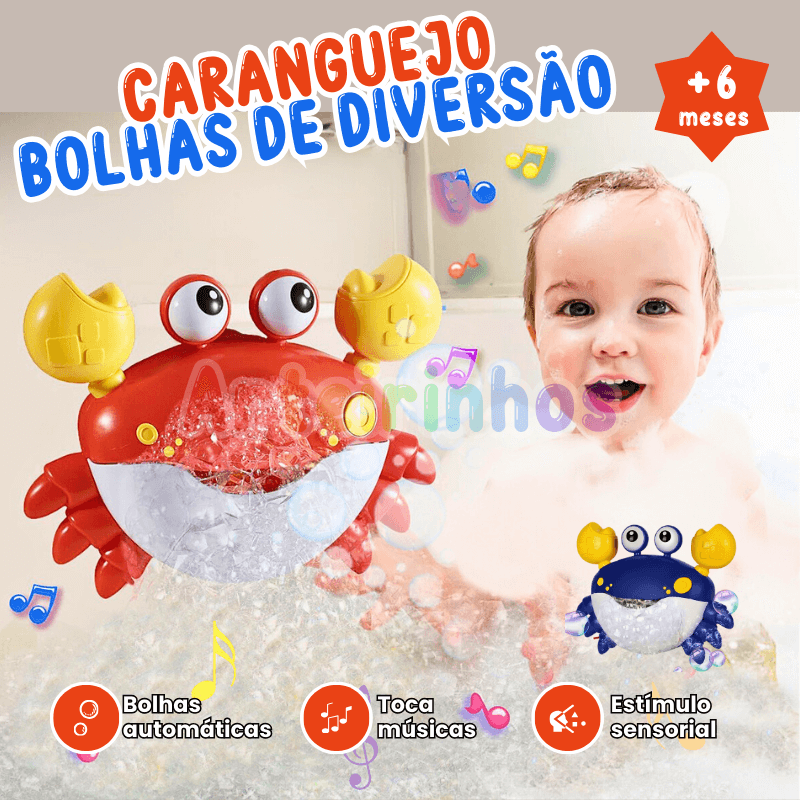 Caranguejo Bolhas de Diversão