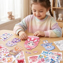 4 Kit Magnético de Vestir Princesas