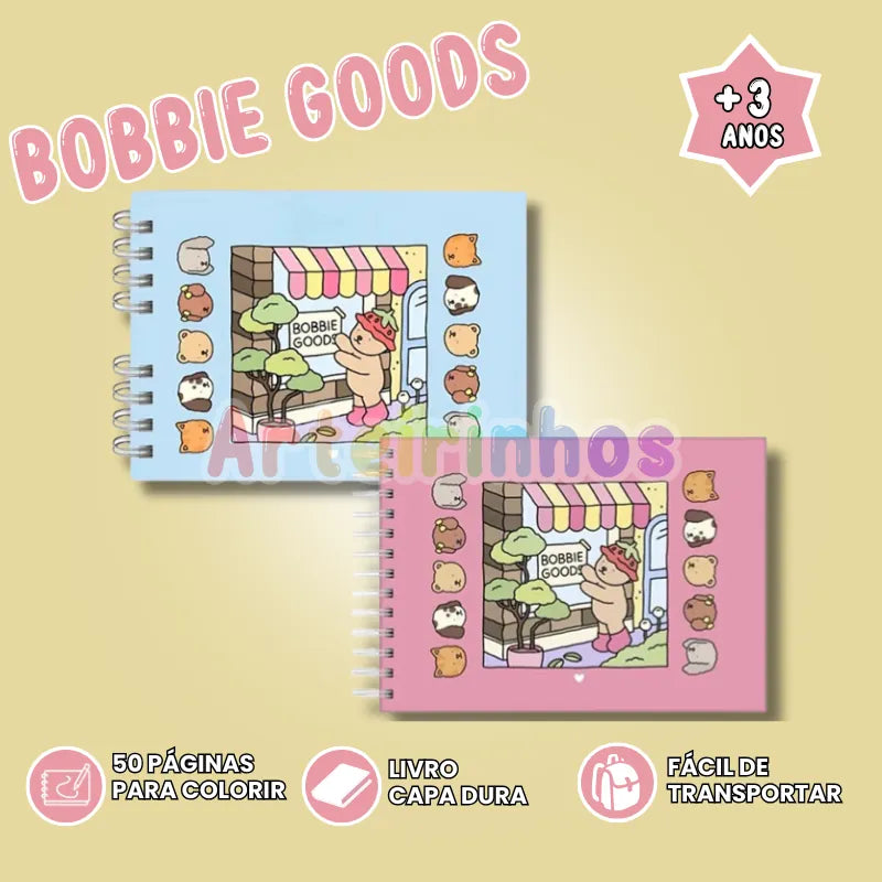 Livro de Colorir Bobbie Goods - Capa Dura