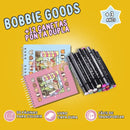Kit Bobbie Goods + 12 Canetas ponta dupla (Livro de Colorir)