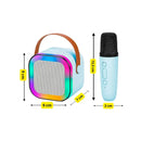 Caixinha de Som Karaokê com Microfones sem Fio - Arteirinhos